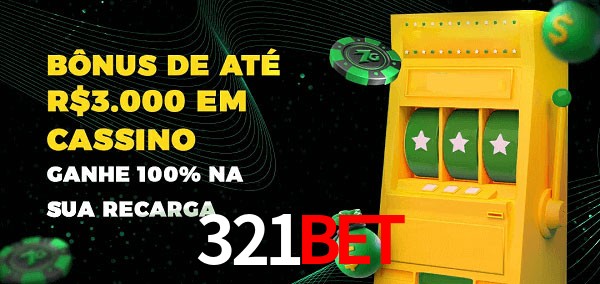 321Bet melhor bônus de depósito